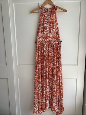 Anthropologie Abel the label Maxi Sundress Floral Sundress women’s size M